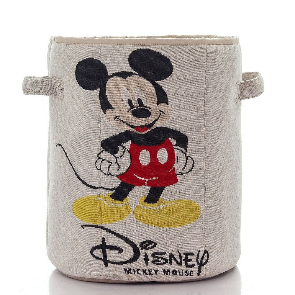 Mickey Mouse Cotton Knitted Large Kids Baskets