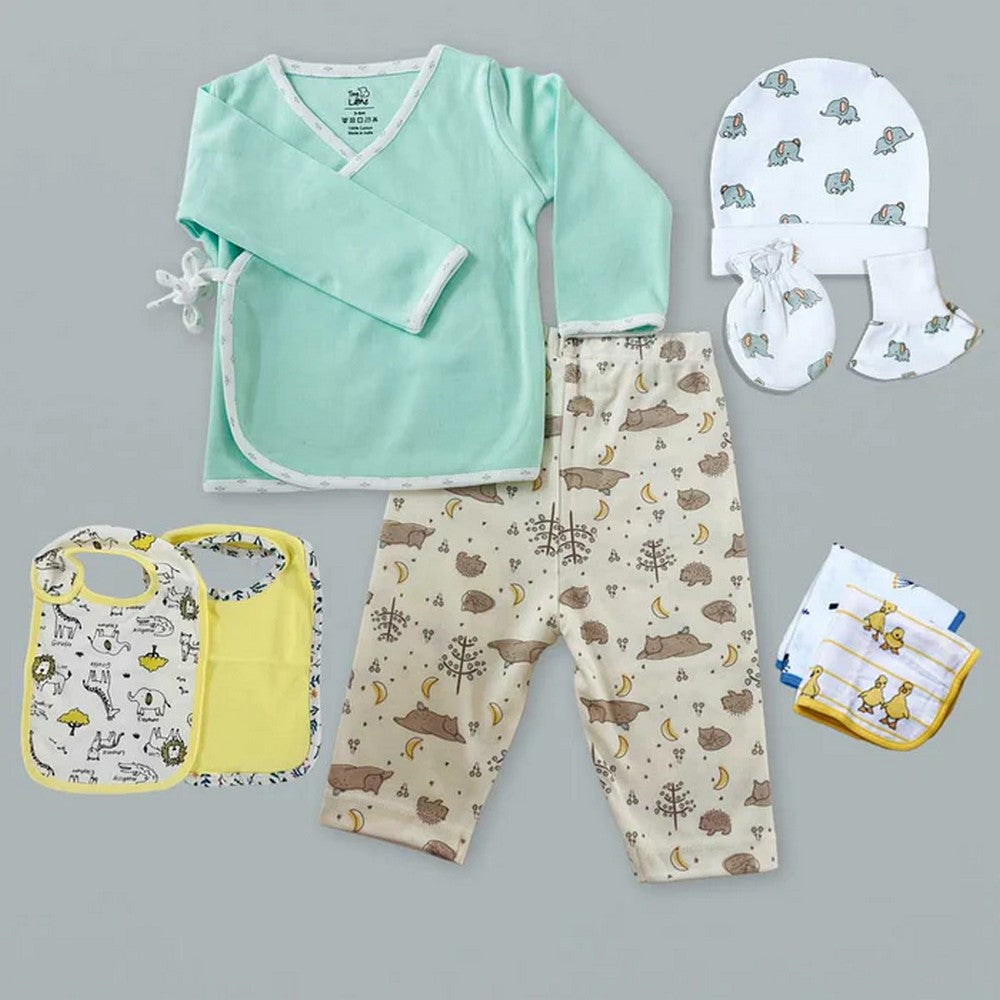 All In One Baby Minty Gift Set- Pack Of 9
