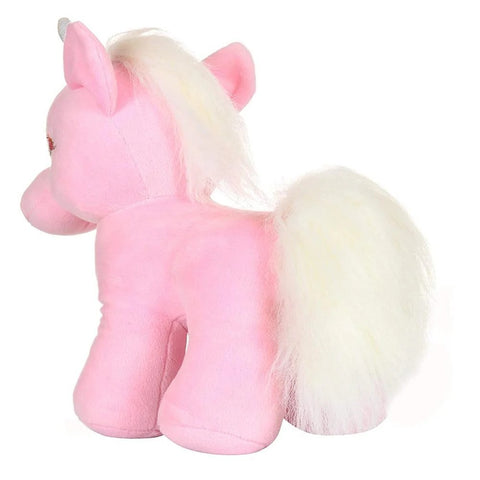 Pink Unicorn Soft Toy With Glitter Horn