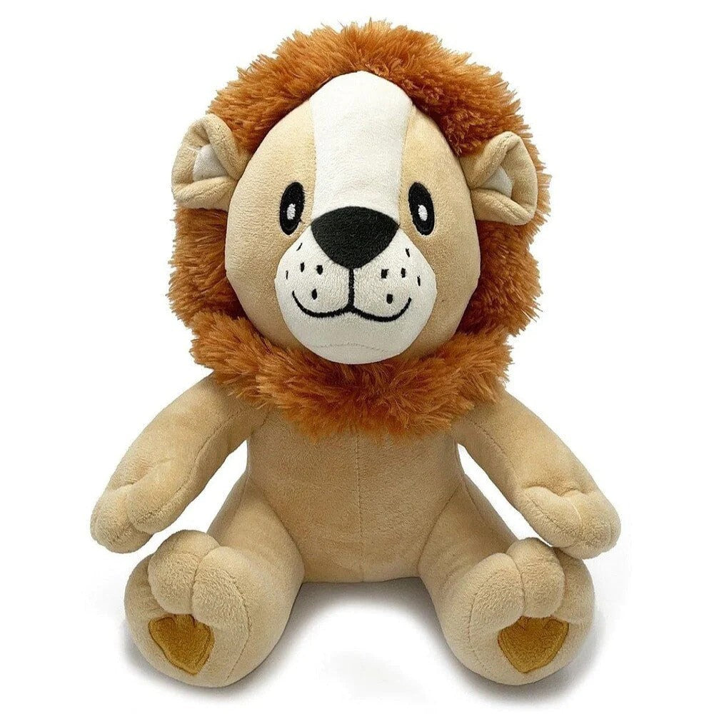 Beige Lion Plush Stuffed Soft Toy- Length 27cm