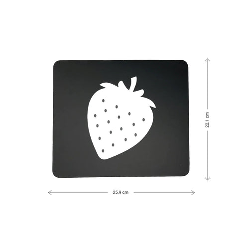 Quantum Fruits Flashcard For Newborn Black & White- 10 Cards