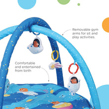 Load image into Gallery viewer, Blue Space Theme Baby Play Gym
