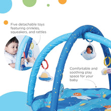 Load image into Gallery viewer, Blue Space Theme Baby Play Gym
