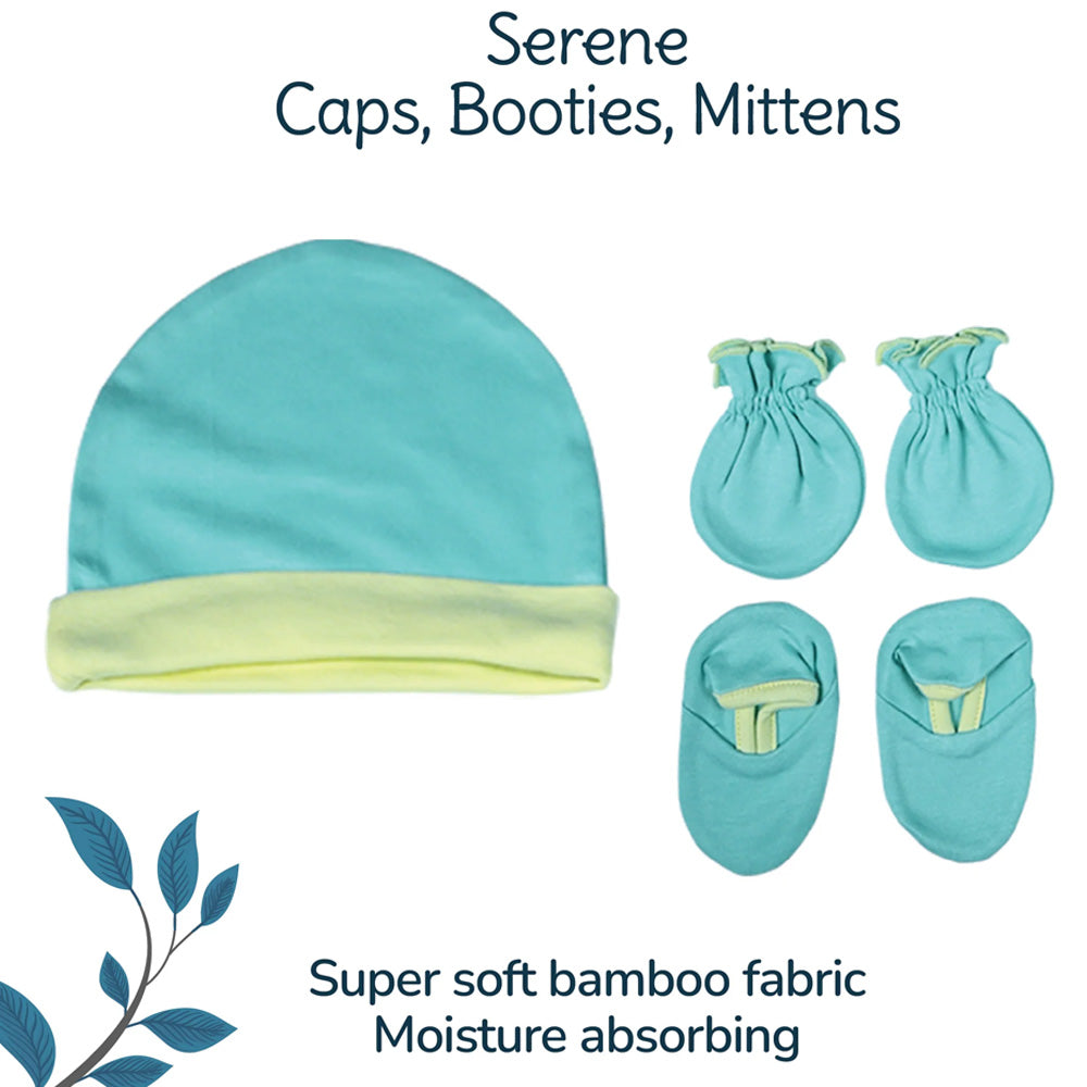 Krescent Koala Theme Onesie With Cap, Booties & Mitten