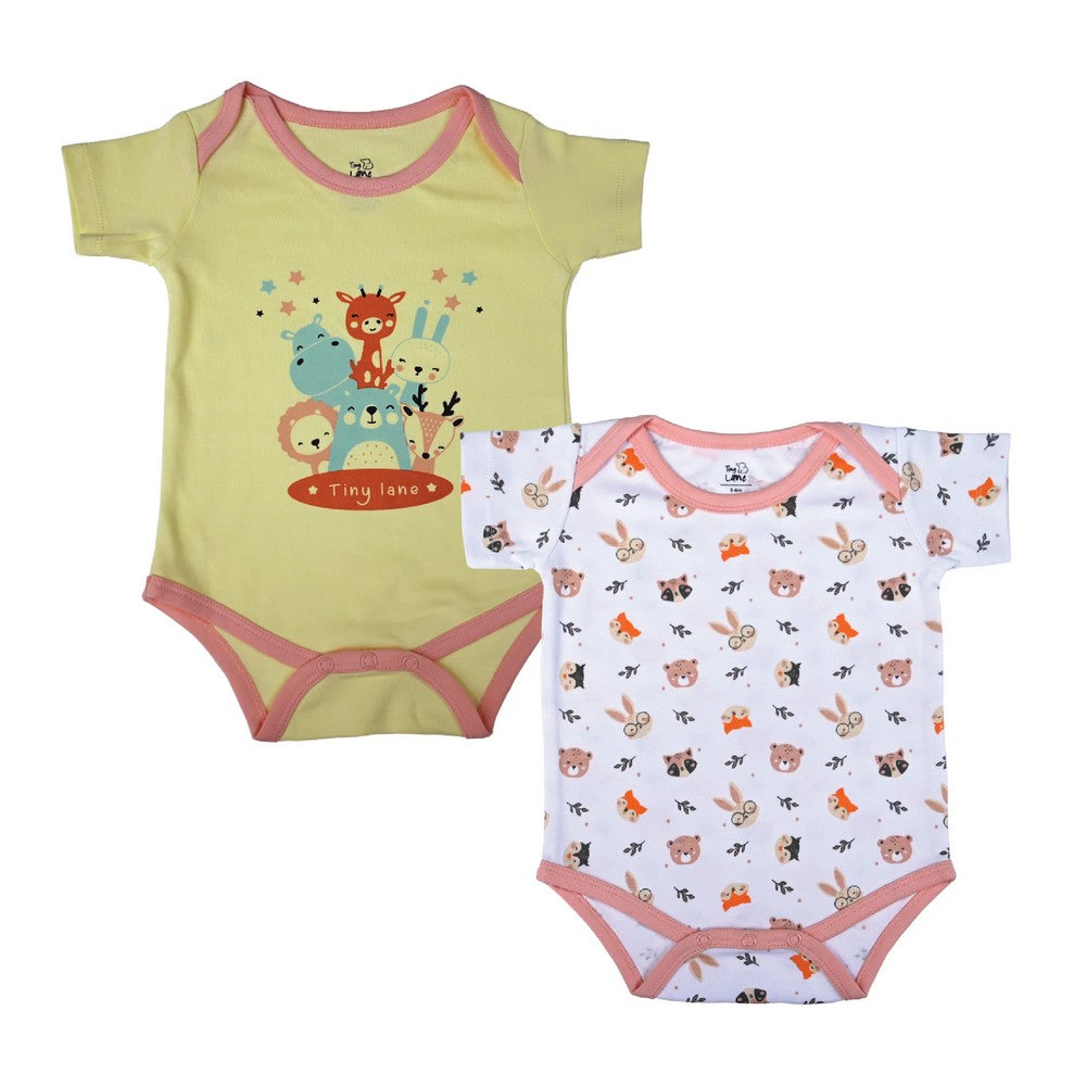 Jolly Ride & Honey Bunny Ride Theme Onesies (Pack Of 2)