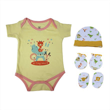 Load image into Gallery viewer, Jolly Ride Theme Onesie With Dino Cap, Booties &amp; Mitten
