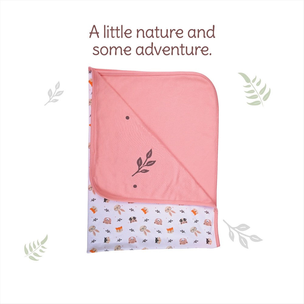 Cuddly Gift Set With Onesie, Cap, Booties, Mitten, Bib & Blanket