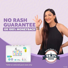 Load image into Gallery viewer, L Size Feather Baby Diaper Pant- 24 Pieces(9-14kg)
