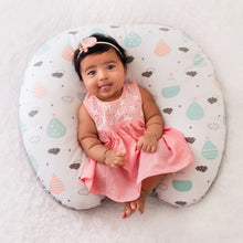 Load image into Gallery viewer, White Hot Air Balloon Printed Nursing Pillow
