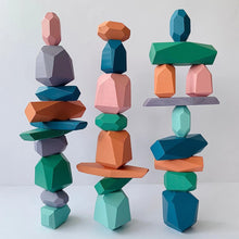 Load image into Gallery viewer, Open Ended Stack It Up Balancing Stones- 28 Piece
