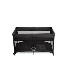 Load image into Gallery viewer, Black Joie  Allura 120 Travel Cot
