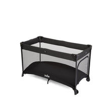 Load image into Gallery viewer, Black Joie  Allura 120 Travel Cot
