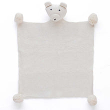 Load image into Gallery viewer, Ivory Cotton Knitted AC Blanket With Cuddle Cloth Set
