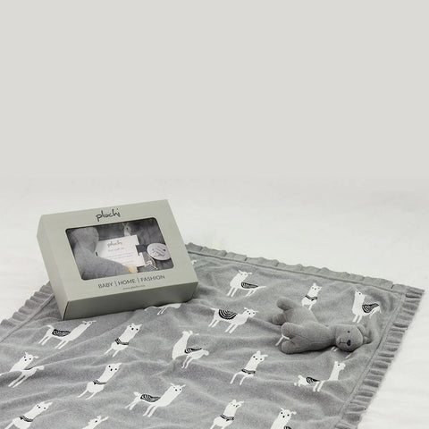 Sweet Lama Gift Bundle - Set Of 2 - Blanket & Soft Toy