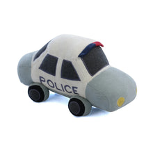 Load image into Gallery viewer, Police Car 100% Cotton Knitted Stuffed Soft Toy
