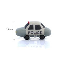 Load image into Gallery viewer, Police Car 100% Cotton Knitted Stuffed Soft Toy
