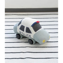 Load image into Gallery viewer, Police Car 100% Cotton Knitted Stuffed Soft Toy
