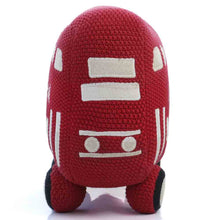 Load image into Gallery viewer, Wheels On The Bus Cotton Knitted Stuffed Soft Toy - Red
