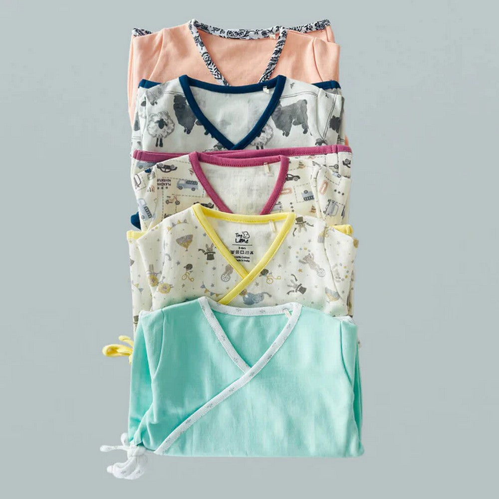 Cotton Super Soft Full Sleeves Jabla- Pack Of 5