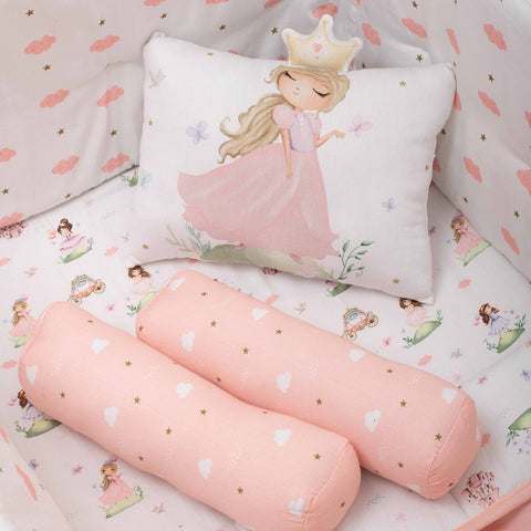 Pink Princess Organic Pillow & Bolsters
