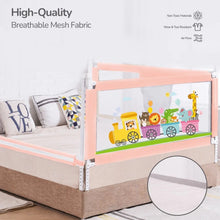 Load image into Gallery viewer, Pink Bed Rail For Baby Easy Install, Anti-Fall Safeguard For Toddler Safety
