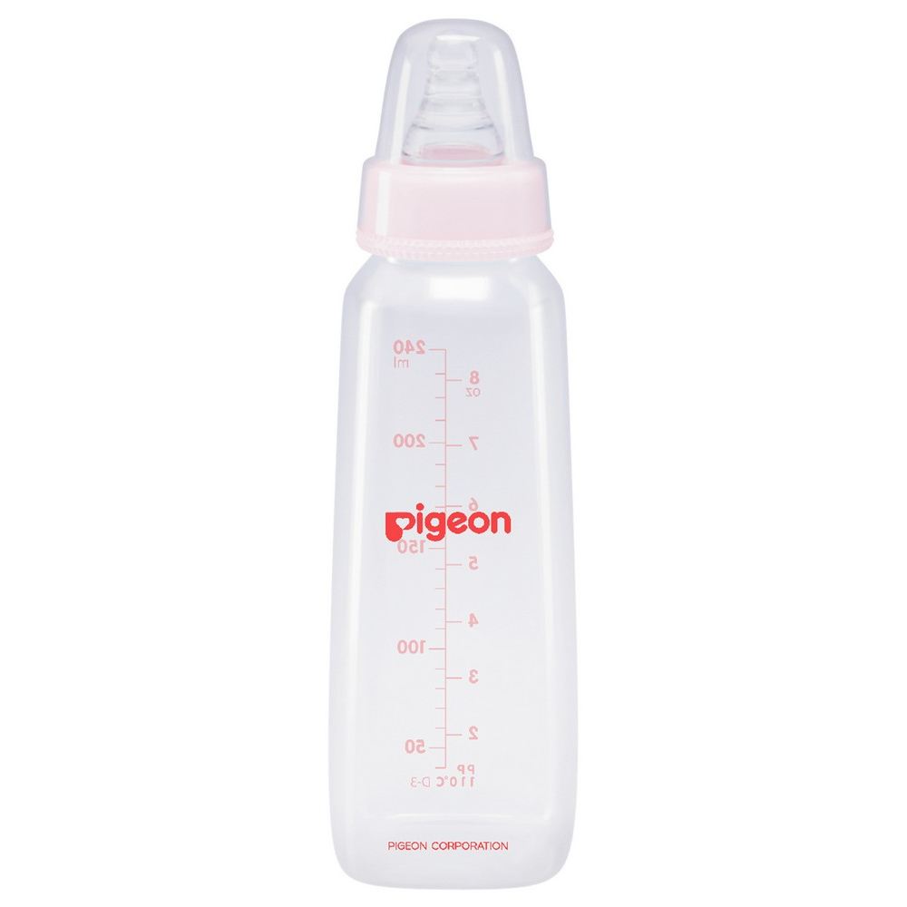 Pink Peristaltic Nursing Bottle - 240ml