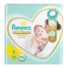 Load image into Gallery viewer, Small Pampers Premium Care Pant Style Diapers - 70 Pants(4-8 kg)
