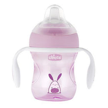 Load image into Gallery viewer, Chicco Pink Transition Cup - 200ml  (Print May Vary)
