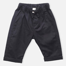 Load image into Gallery viewer, Navy &amp; Black Drawstring Cotton Pants
