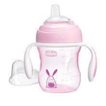 Load image into Gallery viewer, Chicco Pink Transition Cup - 200ml  (Print May Vary)
