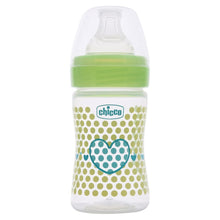 Load image into Gallery viewer, Chicco Well Being Feeding Bottle Green - 150 ml
