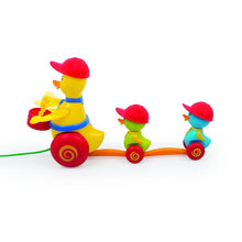 Load image into Gallery viewer, Yellow Duck Parade Pull Along Toy
