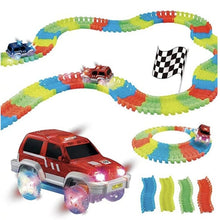 Load image into Gallery viewer, Multi-Color Bend Flex And Grow Tracks With 2 Cars - 240pcs
