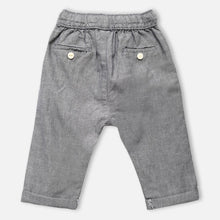 Load image into Gallery viewer, Grey Elasticated Waist Cotton Pant
