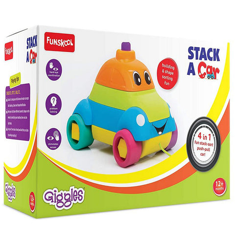 Stack A Car Pull Along Toy