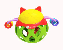 Load image into Gallery viewer, Multi-Color Owl Shaped Baby Rattle
