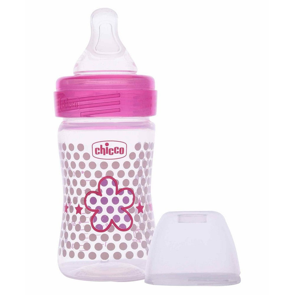 Chicco Well Being Feeding Bottle Pink - 150 ml
