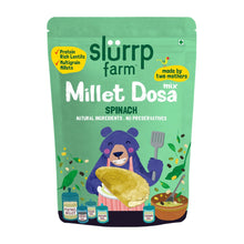 Load image into Gallery viewer, Slurrp Farm Supergrains &amp; Spinach Millet Dosa Mix - 150gm
