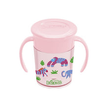 Load image into Gallery viewer, Pink Deco Smooth Wall Cheers 360 Cup With Handles - 200ml
