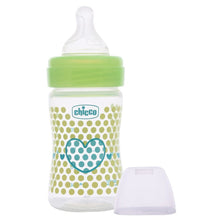 Load image into Gallery viewer, Chicco Well Being Feeding Bottle Green - 150 ml
