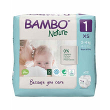 Load image into Gallery viewer, Size 1 Bambo Nature Diaper - 22 Pieces (2-4 kg)
