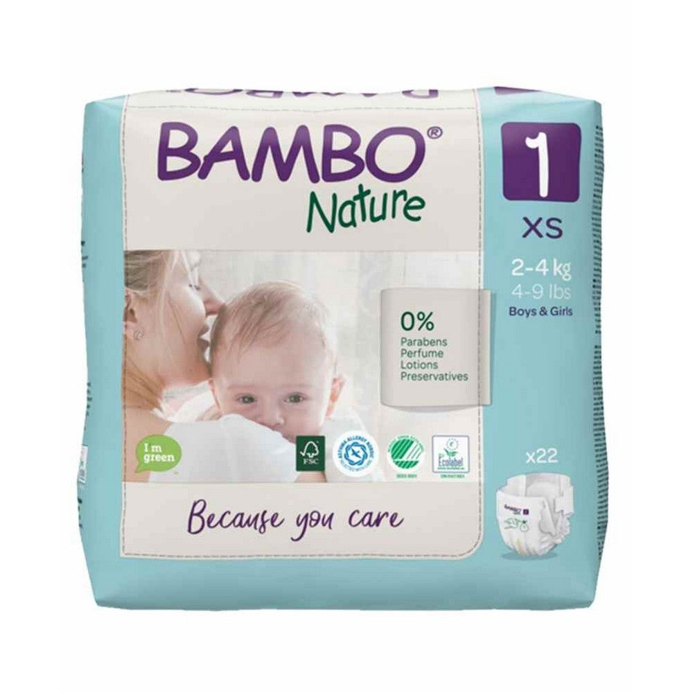 Size 1 Bambo Nature Diaper - 22 Pieces (2-4 kg)