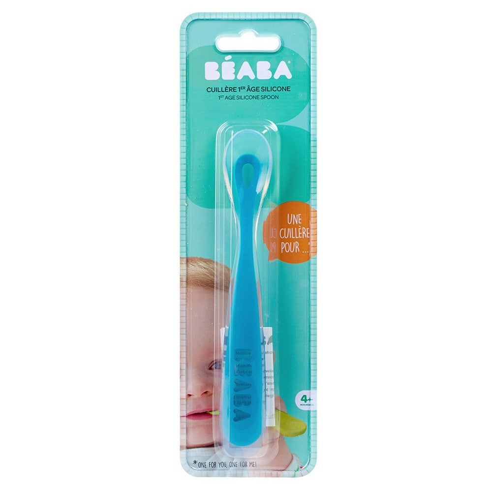 Blue Baby 2nd Stage Soft Silicone Weaning Spoon
