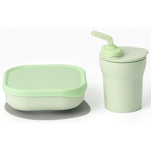 Load image into Gallery viewer, Sip &amp; Snack Suction Bowl With Sippy Cup Feeding Set
