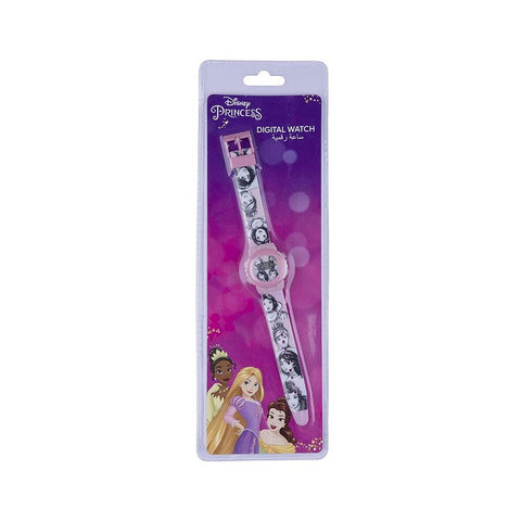 Pink Disney Girl Princess Basic Digital Watch