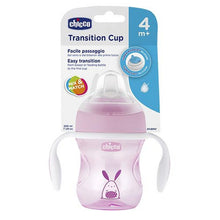 Load image into Gallery viewer, Chicco Pink Transition Cup - 200ml  (Print May Vary)
