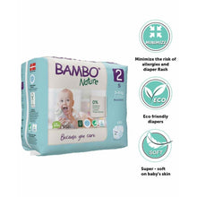 Load image into Gallery viewer, Size 2 Bambo Nature Diaper - 30 Pieces (3-6 kg)

