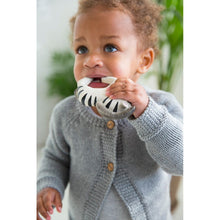 Load image into Gallery viewer, Zebra Natural Rubber Teether
