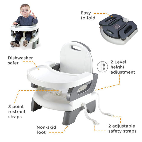 Deluxe Comfort Foldable Toddler Baby Booster Seat