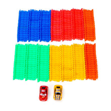 Load image into Gallery viewer, Multi-Color Bend Flex And Grow Tracks With 2 Cars - 240pcs
